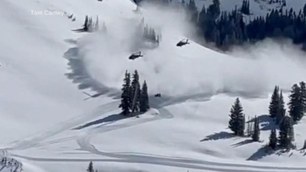 Video 2 National Guard Helicopters Crash Near Ski Resort In Utah Abc News