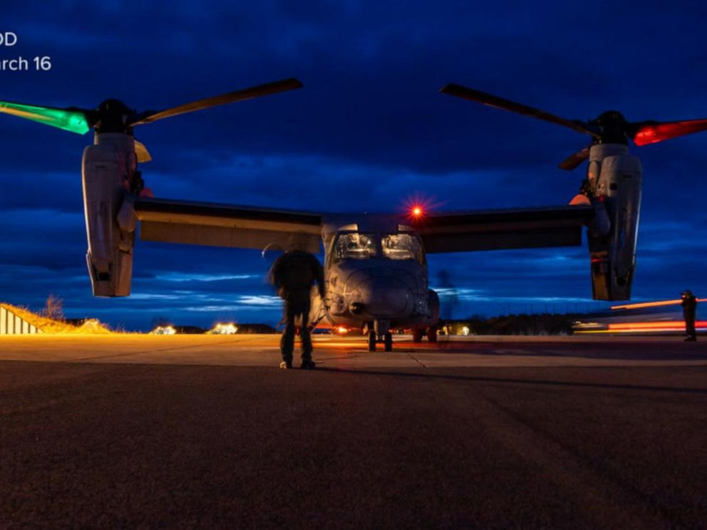 4 US Marines killed in Osprey aircraft crash during training in Norway -  ABC News