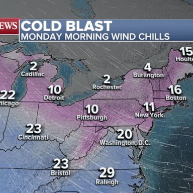 VIDEO: Bitter cold blasts Northeast