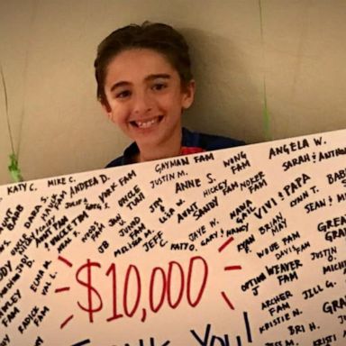 VIDEO: Teenager asks for donations instead of birthday gifts