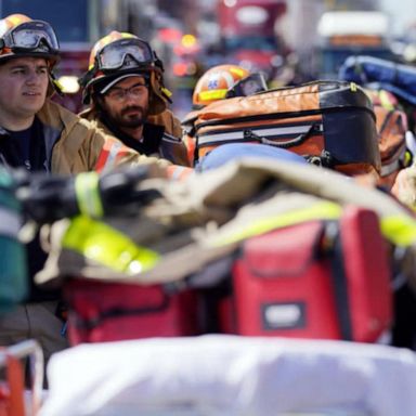 VIDEO: At least 10 people wounded in New York City subway shooting