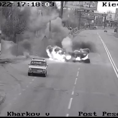 VIDEO: Cluster bombs reportedly being used to attack Kharkiv, Ukraine