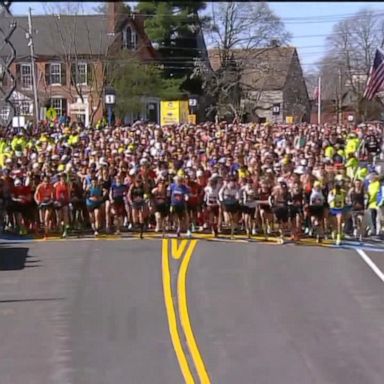 VIDEO: Boston Marathon returns to Patriots' Day