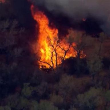 VIDEO: Nearly 13 wildfires burn across 4 states, hundreds forced to evacuate