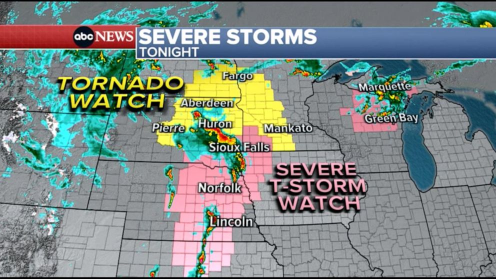 Severe Storms Head Toward The Midwest Gma