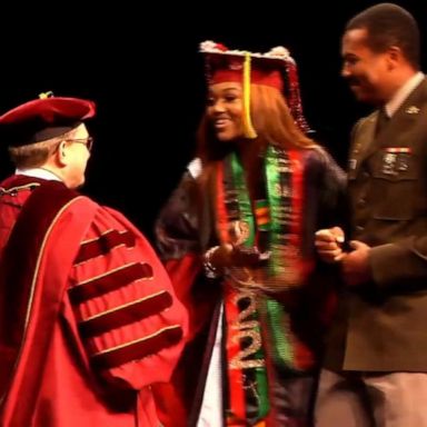 VIDEO: Brother surprises sister for college graduation