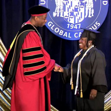 VIDEO: 82-year-old honors student inspires peers during graduation