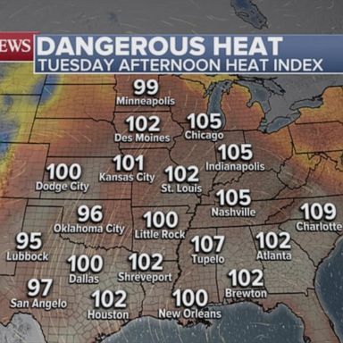 VIDEO: Record-breaking heat wave moves across US