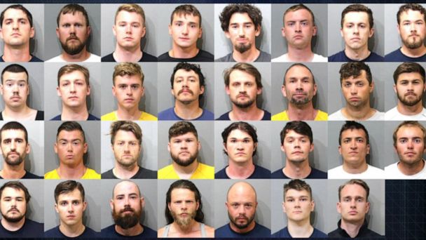 Video 31 Alleged White Supremacists Arrested Near Pride Event In Idaho