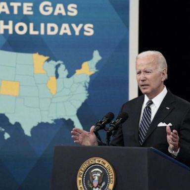 VIDEO: Biden calls on Congress to suspend gas tax