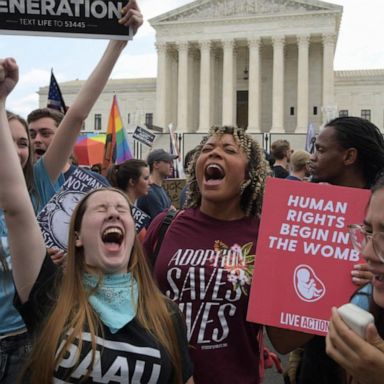 VIDEO: Protests erupt around nation amid Roe V. Wade decision