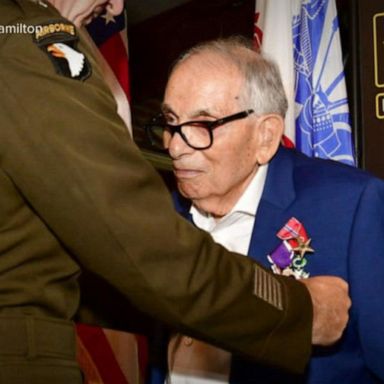 VIDEO: WWII veteran receives Purple Heart after 77 years