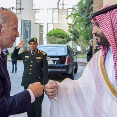 VIDEO: Biden meets Saudi crown prince 