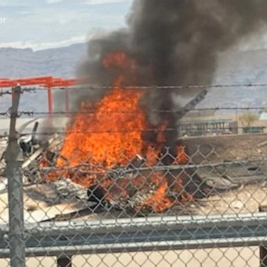 VIDEO: 2 small planes collide in North Las Vegas