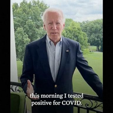 VIDEO: President Biden tests positive for COVID