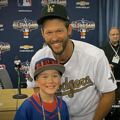 VIDEO: Young baseball fan meets hero