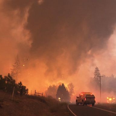 VIDEO: California officials evacuate more than 6,000 people amid Oak Fire