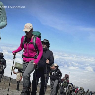 VIDEO: Burn survivors climb Africa's tallest mountain