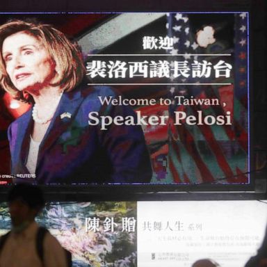 VIDEO: Pelosi arrives in Taiwan for controversial visit