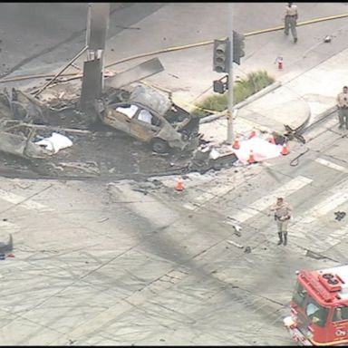 VIDEO: Multiple deaths in Los Angeles multi-car crash