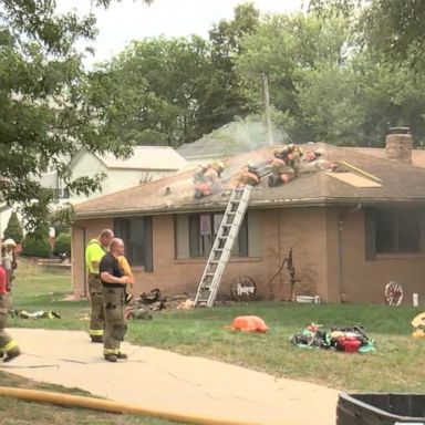 VIDEO: Manhunt underway after 4 people found dead in house fires