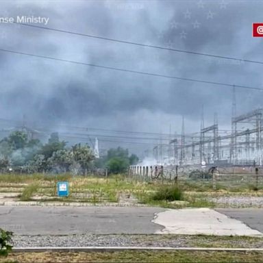 VIDEO: Fire is reported at Ukrainian nuclear power plant