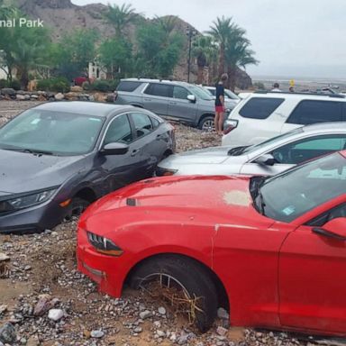 VIDEO: Flash floods hit Death Valley