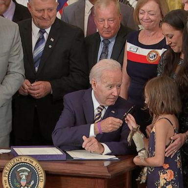 VIDEO: Biden signs PACT Act to aid troops exposed to burn pits in Iraq, Afghanistan