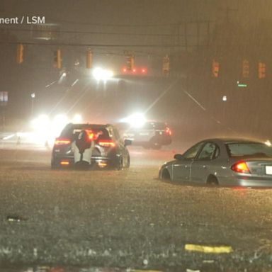 VIDEO: Record-breaking storms move east, dumping torrential rain on deep South