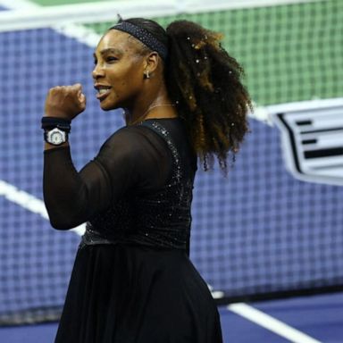 VIDEO: Serena Williams celebrates win at US Open