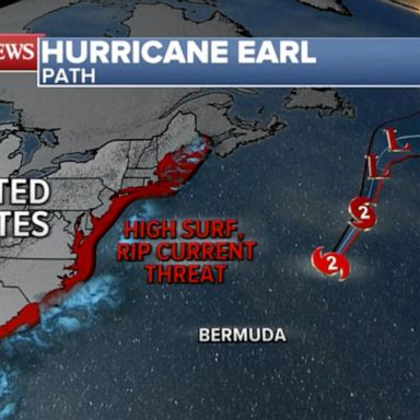 VIDEO: Tropical storm Kay snaps the record-breaking heat wave in west