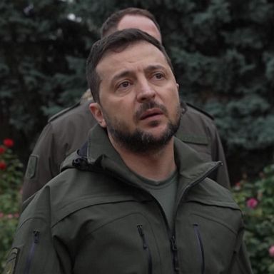 VIDEO: Zelenskyy visits reclaimed Ukrainian cities