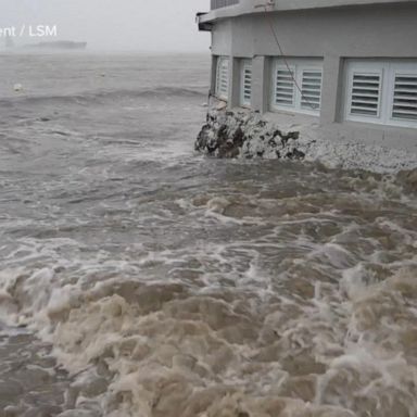 VIDEO: Hurricane Fiona makes landfall in Puerto Rico