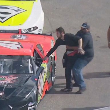 VIDEO: Chaotic fight between NASCAR drivers in Virginia