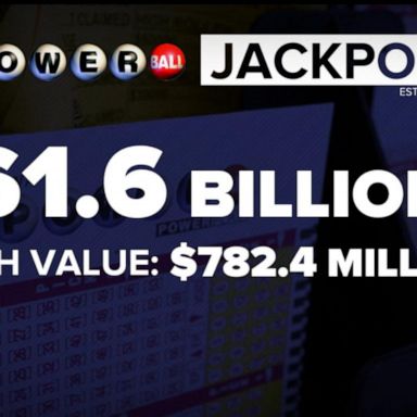 VIDEO: Powerball jackpot hits a world record at $1.6 billion