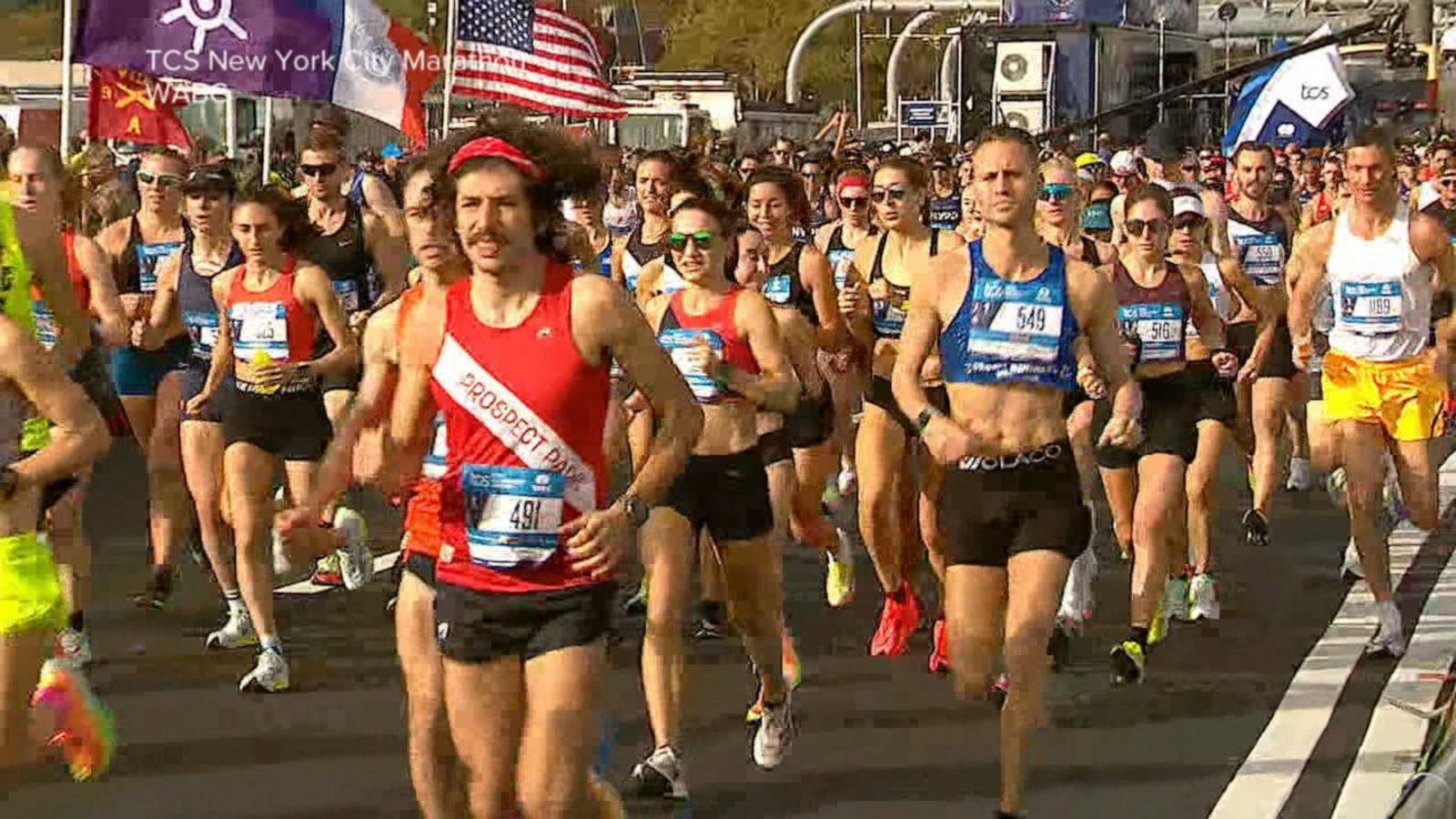 NYC marathon over 50,000 runners from 150 different countries