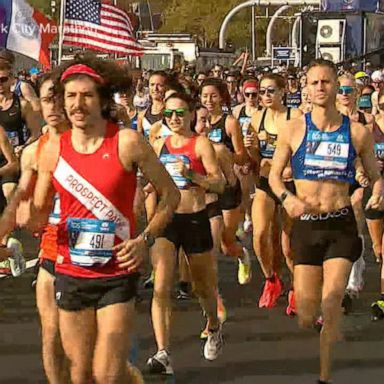 VIDEO: NYC marathon welcomes over 50,000 runners from 150 different countries