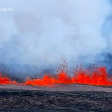 VIDEO: Mauna Loa volcano roars back to life