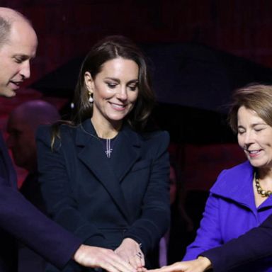 VIDEO: Prince and Princess of Wales touch down in Boston 