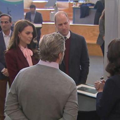 VIDEO: Prince William and Princess Catherine arrive in Boston 