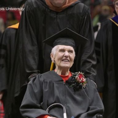 VIDEO: Great-grandma earns her college degree 70 years later