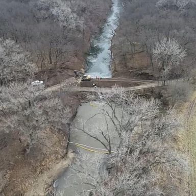 VIDEO: Keystone Pipeline leak contained as probe continues