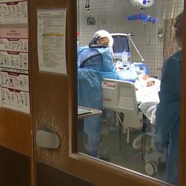 VIDEO: Virus surge overwhelms hospitals across the country