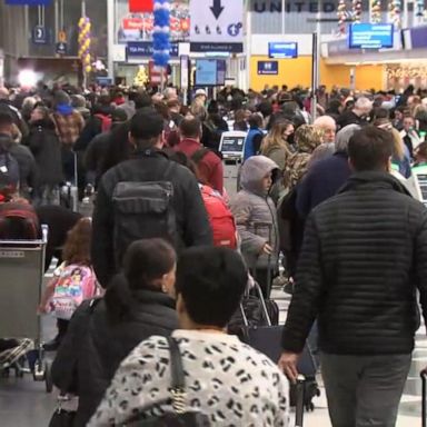 VIDEO: Storm forces cancellations of holiday flights