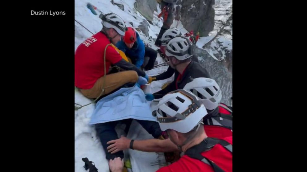 Video Ice Climber Recalls 40-foot Fall - ABC News