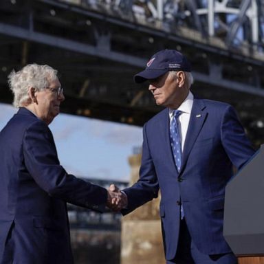 VIDEO: Biden joins McConnell at Kentucky appearance