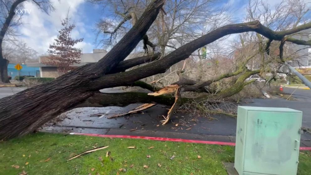 Video Storms force evacuations - ABC News