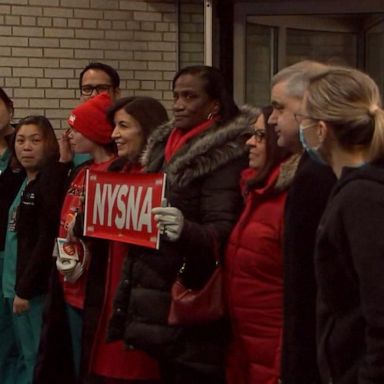 VIDEO: Nurses strike ends in New York City