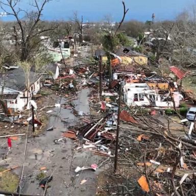 VIDEO: Line of storms headed east after hitting Alabama with tornadoes