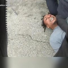 Police bodycam footage shows man being tased